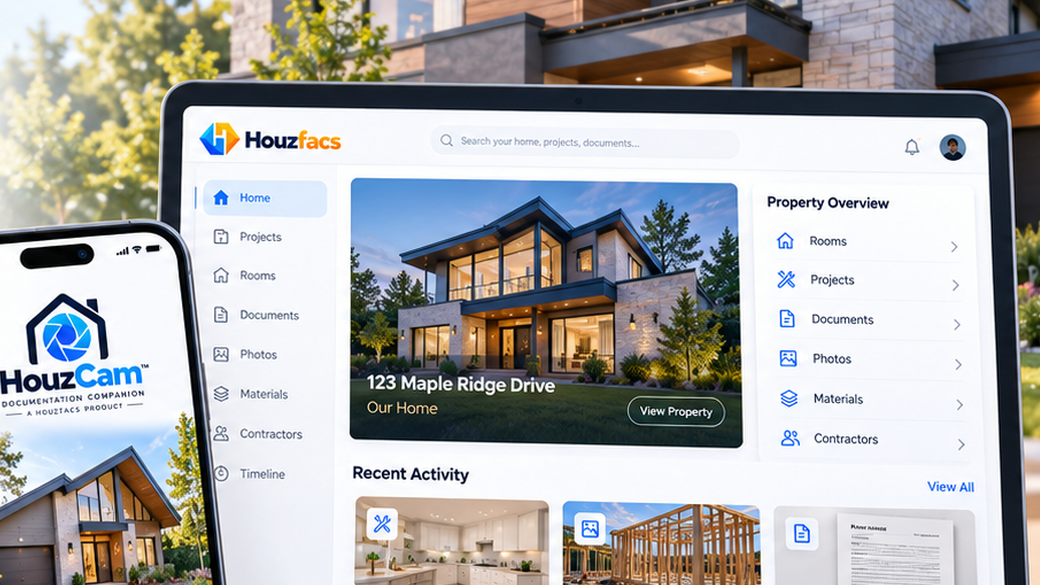Houzfacs property record and HouzCam companion